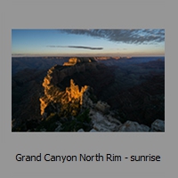 Grand Canyon North Rim - sunrise